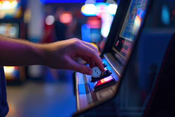 Layar gameplay Tembak Ikan dengan statistik real-time